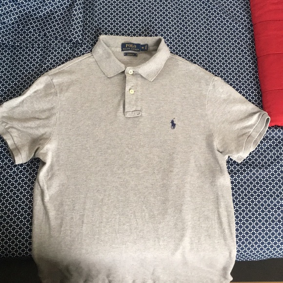 Polo Ralph Lauren Gray Polo T-shirt - Picture 1 of 1